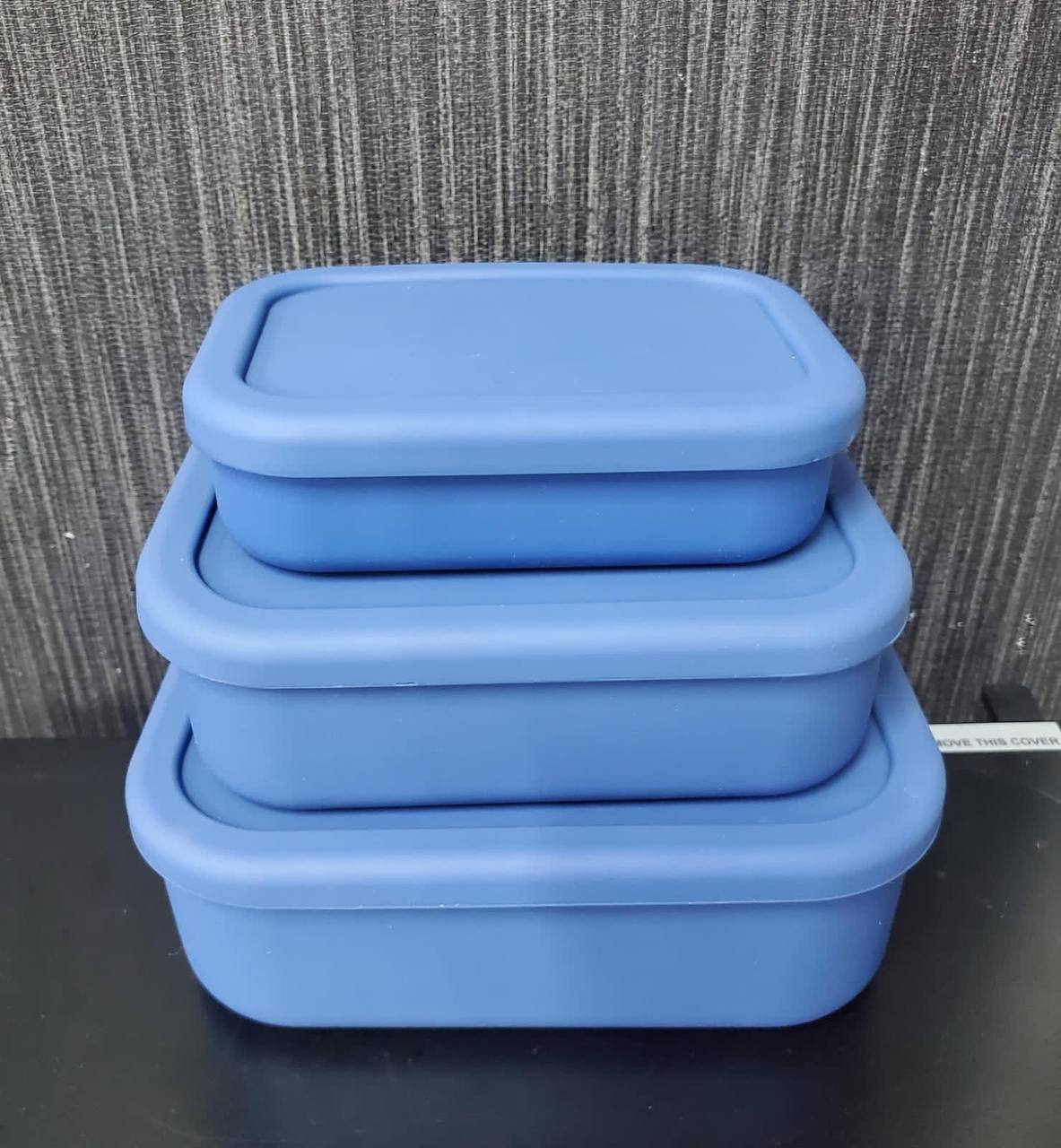Leak proof & Food grade Silicone Lunch box set