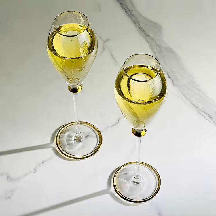 Royal Design  Crystal glasses Goblets 6pc